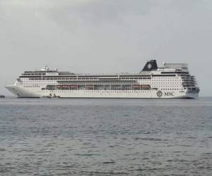 El MSC armonia es uno de los cruceros con mayor capacidad a nivel mundial.