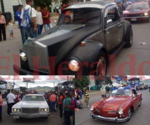 Tegucigalpa celebra a lo grande el 440 aniversario y la exposición de vehículos clásicos no podía faltar. Foto: EL HERALDO