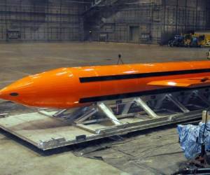 Este artefacto tiene formalmente la denominación GBU-43/B, aunque se la llama 'Madre de todas las Bombas'. Foto: Youtube