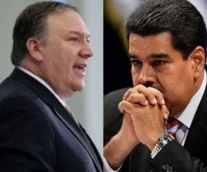 El Secretario de Estado estadounidense, Mike Pompeo, pidió a los venezolanos que no colaboren con Maduro, sino con la Asamblea Nacional, controlada por la oposición. Foto: AFP / EL HERALDO