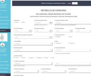 En pocos minutos podrá completar este formulario en cualquier parte que se encuentre, sea dentro o fuera de las fronteras hondureñas.