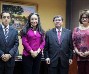 Las autoridades de Consejo Nacional Anticorrupción (CNA) se reunieron este miércoles con el nuevo vocero de la Maccih, Luiz Guimarães Marrey y la jueza María Calderón Boy.