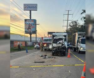 La víctima impactó con su camión en una rastra que trasladaba caña y murió en el lugar.