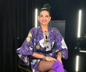 LAS VEGAS, NEVADA - NOVEMBER 13: Natalia Jiménez attends the gift lounge during the 20th annual Latin GRAMMY Awards at MGM Grand Hotel & Casino on November 13, 2019 in Las Vegas, Nevada. Gabe Ginsberg/Getty Images for LARAS/AFP