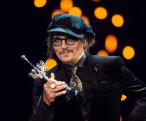 Durante el Festival de San Sebastián Johnny Depp fue galardonado con el Premio Donostia. FOTO: AFP