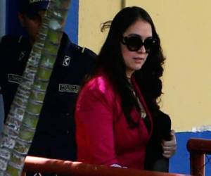 Ilsa Vanessa Molina al salir de su comparecencia ante la Fiscalía en septiembre de 2014.