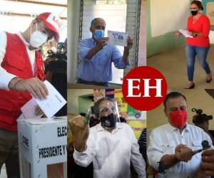 Algunos se hicieron esperar y otros se presentaron desde muy temprano a sus centros de votación para ejercer el sufragio. Los aspirantes a la presidencia de Honduras fueron, sin duda, los más esperados este 14 de marzo y por eso en EL HERALDO te mostramos todos los detalles de su participación en los comicios. Fotos: Estalin Irías/ Emilio Flores/ Marvin Salgado/ Alex Pérez/ Efraín Salgado/ Johny Magallanes| EL HERALDO