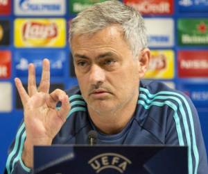 José Mourinho entrenador del Chelsea de Inglaterra y ex de Real Madrid.