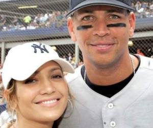 Jennifer López y su nuevo amor Alex Rodríguez hace 12 años. Foto Twitter