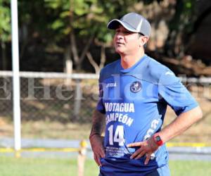 Diego Vazquez retornó de sus vacaciones en Argentina y dirigió su primer entrenamiento de pretemporada en Motagua (Foto: Ronal Aceituno / Deportes El Heraldo / Noticias de Honduras / El Heraldo Honduras)