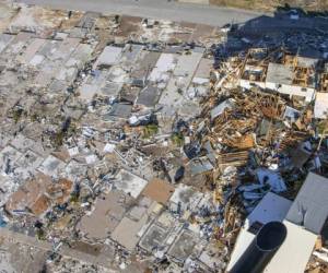 La pequeña comunidad de Mexico Beach, ubicada en la costa estadounidense del Golfo de México, era vista como un dechado de la “Vieja Florida”. Ahora está hecha pedazos. (Foto: AFP)