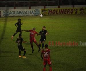 Motagua y Real Sociedad disputaron un partidazo en el Francisco Martínez Durón esta noche. Foto: EL HERALDO