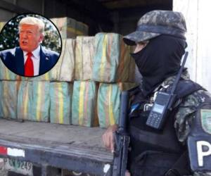 Honduras es uno de los países que aparece en la lista con mayor narcotráfico, difundida por el presidente Donald Trump. Foto: EL HERALDO