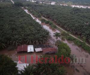 Hay cientos de casas sumergidas en Choloma tras las lluvias, que impactaron de tal manera que varias aldeas quedaron incomunicadas y desde hace días no llegan los alimentos a sus habitantes.