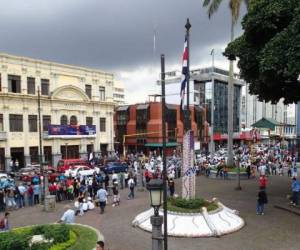 Toma de parque en San José, Costa Rica: Cortesía: El Nuevo Diario.