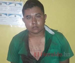 Presentación del taxista que se dio a la fuga, pero fue capturado. Foto: EL HERALDO