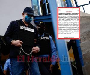 Juan Orlando Hernández fue capturado el 15 de febrero en su vivienda.