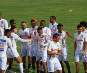 La selección de fútbol de Honduras realizó su último entrenamiento de este jueves de cara al duelo contra Panamá. Foto:Ronald Aceituno/ El Heraldo