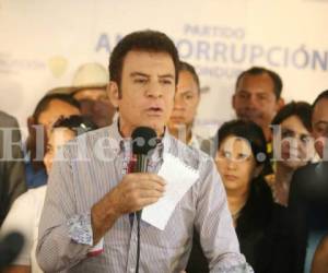 Salvador Nasralla, candidato a la presidencia de la República de Honduras.