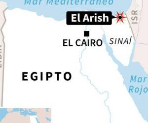Mapa en el que se indica la zona en la que ocurrió el atentado que dejó mas de un centenar de muertos. Foto: AFP.