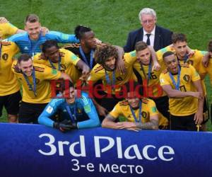 Bélgica se alzó con el tercer lugar del Mundial Rusia 2018 al vencer 2-0 a Inglaterra. (AFP)