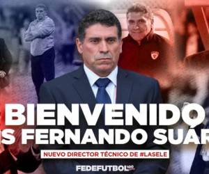 Suárez, de 61 años, se desvinculó este mismo fin de semana del Atlético Bucaramanga de su país, club al que llegó en febrero de este año. Foto: Federación de Fútbol de Costa Rica.