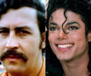 Pablo Escobar y Michael Jackson, ambos murieron hace varios años.