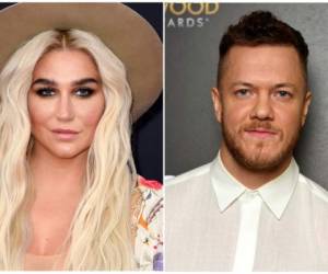 En esta combinación de fotos Kesha, a la izquierda, y Dan Reynolds de Imagine Dragons. Kesha encabezará el Festival LOVELOUD, un evento para jóvenes LGBTQ+ fundado por Reynolds. El festival será el 29 de junio del 2019 en el anfiteatro USANA en West Valley City, Utah. (AP Foto)