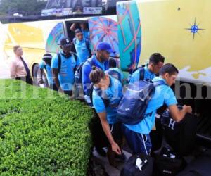 Así fue la llegada de los jugadores de la Selección de Honduras al hotel de concentración en la Ciudad de México. (Fotos: Ronal Aceituno / Grupo Opsa)