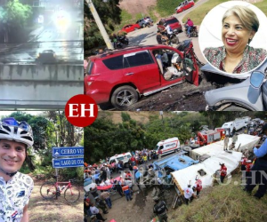 Conducir a altas horas de la noche, a exceso de velocidad o bajo influencia del alcohol, así como desperfectos mecánicos han dejado las más dramáticas escenas tras accidentes que han cobrado la vida de cientos de hondureños en los últimos cinco años.