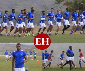 El delantero colombiano Yustin Arboleda entrenó esta semana por primera vez vistiendo la camisa de Olimpia. Así fue el desempeño del exatacante del Marathón. (Fotos: Ronal Aceituno / EL HERALDO)