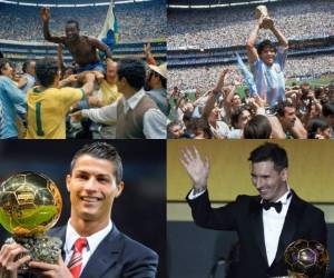 Los mejores jugadores de la historia. Los cracks del balompié mundial aparecen en este selecto grupo. ¿Estás de acuerdo con el orden? (Fotos: Agencias/AP/AFP)