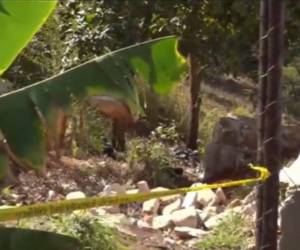 El cuerpo estaba en las cercanías de una construcción del sector S de Los Pinos.