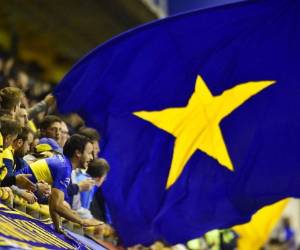 Ramón Ábila adelantó a los locales a los 28 minutos, mientras que el uruguayo Santiago Silva igualó por Argentinos Juniors a los 53. Foto: AP.