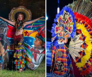 Desde Cecilia Rossell hasta Stephanie Cam, hacemos un recorrido por los trajes típicos que han representado a Honduras en la competencia de traje típico del Miss Universo. A las 12:00 a.m. del jueves 19 de noviembre conoceremos cómo lucirá Alejandra Fuentes. No se pierda la cobertura de El Heraldo.