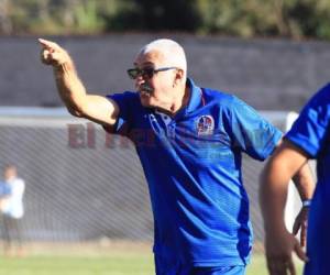 Manuel Keosseián, entrenador de Olimpia. (Foto: Ronal Aceituno / EL HERALDO)