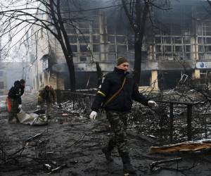 Las antenas de televisión fueron atacadas en el séptimo día de la invasión rusa a Ucrania.