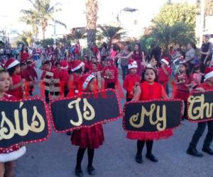 “Jesús es mi Navidad” fue el bonito mensaje promovido en la ciudad.