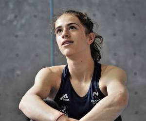 Douady fue bronce en la disciplina de dificultad en el Campeonato de Europa en 2019 y campeona mundial junior en bloque en 2019. Fotos: AFP.