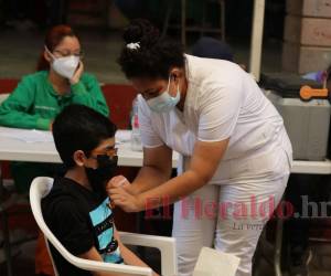 Los menores de 5 a 11 años son los más recientes hondureños incluidos en las jornadas de vacunación.