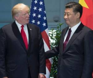 El presidente de Estados Unidos, Donald Trump, junto a su homólogo de Pekín, Xi Jinping. Foto: Agencia AFP