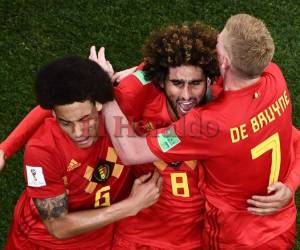 Fellaini empata y rescata el partido para Bélgica contra la selección de Japón. Foto:AFP