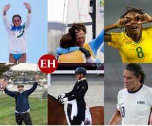 Cada uno de ellos ha participado en más de cuatro eventos olímpicos. Fotos: Agencia AP.