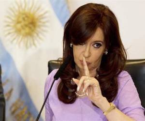 Cristina Fernández, presidenta de Argentina.