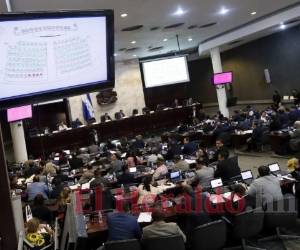 El partido Libre obtuvo la mayoría de diputados en las elecciones generales del 28 de noviembre. Foto: El Heraldo