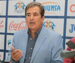 Jorge Luis Pinto, entrenador colombiano de las selecciones de Honduras.