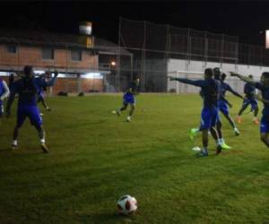 Honduras entrenó en la sede del equipo Nacional. | Foto: El Heraldo.