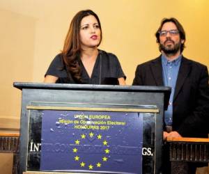 Marissa Matías, jefe de la Misión de Observadores de la Unión Europea.
