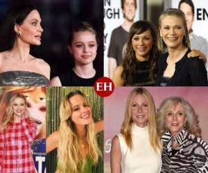 Aunque la personalidad y los tiempos son cambiantes, la genética no. Es por ello que muchas hijas de las más reconocidas celebridades han sorprendido a su público con varios aspectos físicos idénticos a ellas.Reese Witherspoon, Angelina Jolie y Blythe Danner están en la lista que te presentamos a continuación. ¡No te la pierdas! Foto: AFP e Instagram reesewitherspoon y avaphillippe