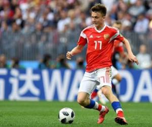 'Es un joven jugador talentoso, que hemos visto en el Mundial, pero que seguíamos desde hace tiempo', señaló el vicepresidente del Mónaco Vadim Vasilyev.Foto:AFP